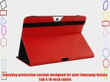 Targus 10-Inch Folio Stand Case for Samsung Galaxy Tab 4 Red (THZ45103US)