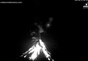 Volcán De Colima Experiences Noctural Eruption