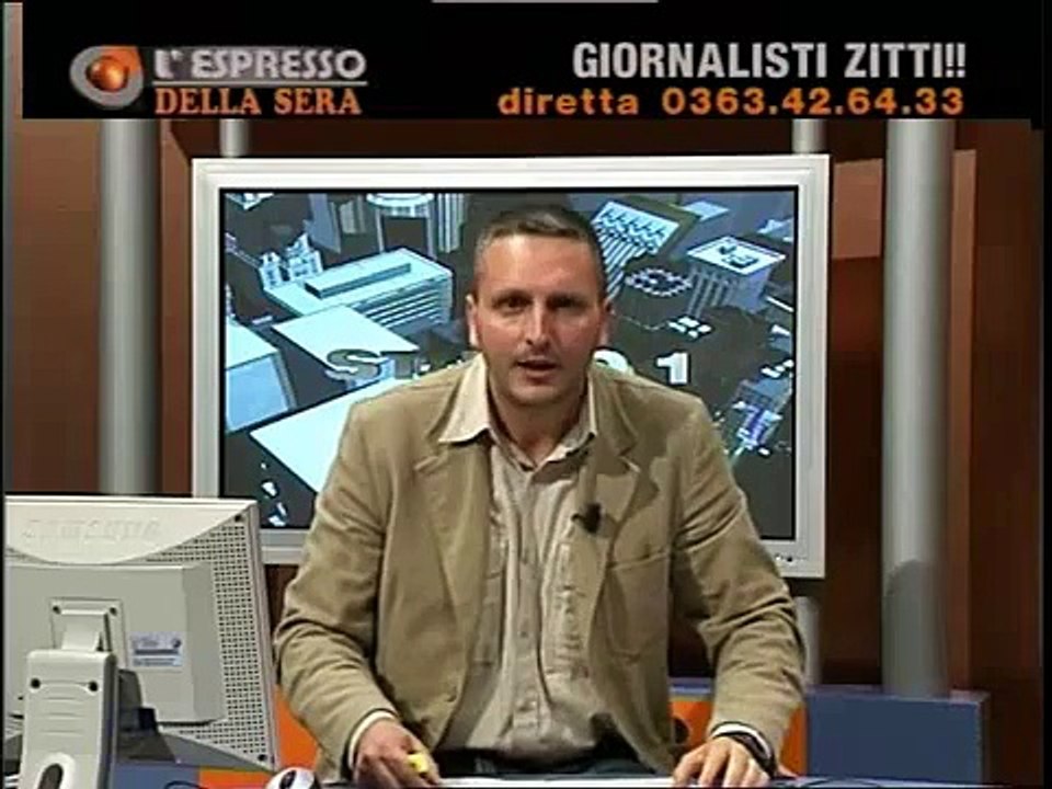 L'Espresso 24 04 2007 Piero Ricca ed Emilio Fede a Striscia