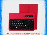 Tsmile? New Detachable Wireless Bluetooth Keyboard PU Leather Case Cover Stand Protective Skin