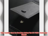 PDair Leather Case for Samsung Galaxy Tab GT-P1000 - Book Type (Black)