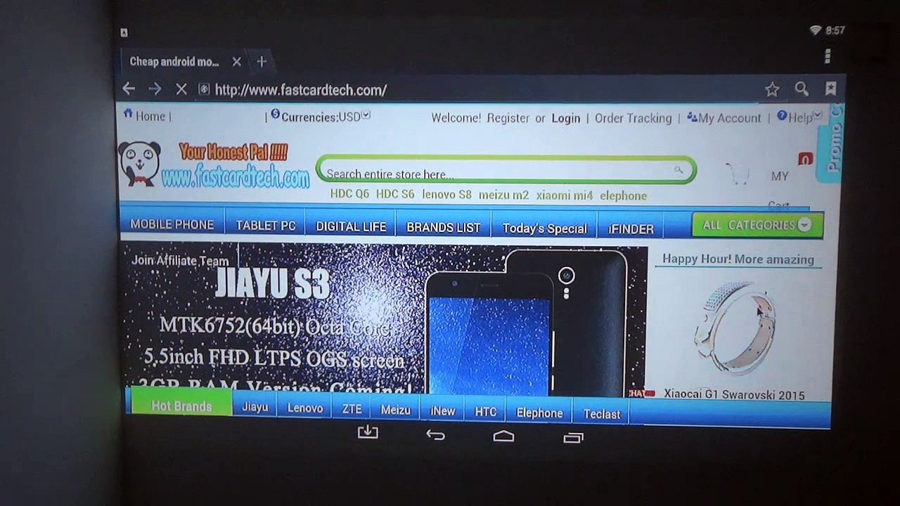 Uhappy U2 2600LM 1080P Home Theater 800480 Mini Projector with Remote Control, Support HDMI + YPbPr + TV or DTV + AV + V