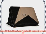 Lencca Minky Elegant Leather Portfolio Protective Carrying Case for Asus Transformer TF701T
