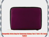 Faux Leather Carrying Bag Sleeve Case For Samsung Galaxy Tab 2 Tab 3 10.1 inch Tablet   Travel