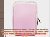 Pink Smooth Carbon Fiber Durable Slim Protective Eva Storage Cover Cube Carrying Case with