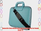 Blue Cady Cube Ultra Durable 10 inch Tactical Hard Messenger bag for your Google Nexus 10 10