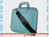 Blue Cady Cube Ultra Durable 10 inch Tactical Hard Messenger bag for your Dell Latitude 10