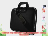 JET DARK BLACK Cady Cube Ultra Durable Tactical Messenger Bag fits Samsung Chromebook 2 11.6'