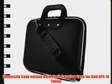 Black Cady Cube Ultra Durable 10 inch Tactical Hard Messenger bag for your Dell XPS 10 Tablet