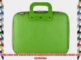 Green CADY Leather Hard Shell Cube Carrying Shoulder Bag For Amazon Kindle Fire HD HDX 8.9-inch
