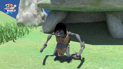 Crazy NEANDERTHALS Finger Family _Funny 3D Finger Family Rhymes_MY KIDDY WORLD 3D RHYMES