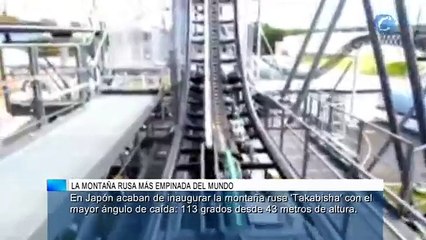 La montaña rusa más empinada del mundo