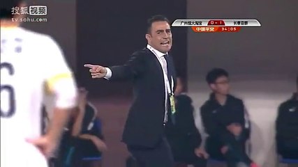 one of Coach Fabio's great works : CSL week 3  GZE 1-1 Changchun Yatai First Half