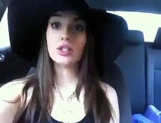 Cute girl sings the Cuppy Cake Song