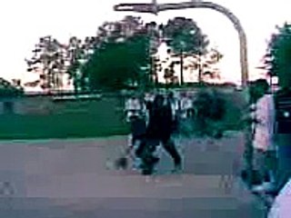 Basketball Game- Boy gets beat by Girl