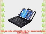 Cooper Cases(TM) Infinite Executive Dell Venue 8 Pro Tablet Keyboard Folio in Black (Premium