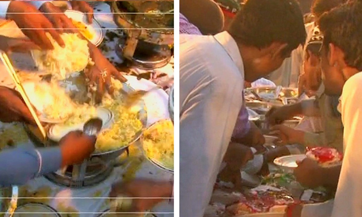 Uncontrolled PPP Jiyalas attacked on Benazir Bhutto Birthday cake