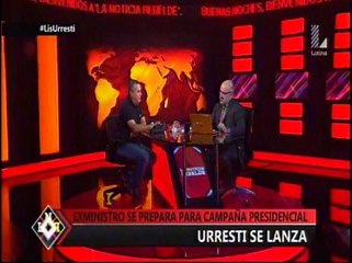 Daniel Urresti lanzó precandidatura presidencial por el nacionalismo