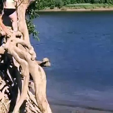 Cicciona Si Tuffa dalle Rocce e Si Sfracella Come Una Balena