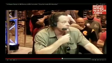 Ted Nugent Death/Jail Watch Begins After Obama Re-Election