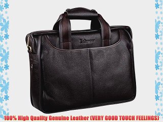 Lalawow? Men Very Soft Cow Genuine Leather Messenger Bag Briefcase Handbag Support 9-14 Laptop