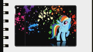 Rainbow Dash My Little Pony Friendship Leather Cover for iPad Air 2 by Sallylotus