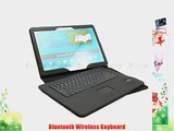 FOME QWERTY Detachable Bluetooth Touchpad Keyboard Case for Samsung Galaxy Note Pro 12.2 Tablet