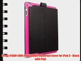 iFrogz IPADU-SUM-PNK Summit Universal Cover for iPad 3 - Black with Pink