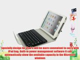FOME New Wireless Removable Detachable Bluetooth Keyboard Folio Folding PU Leather Case Magnetic