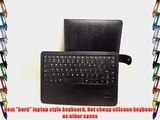 Acer A200 Bluetooth Leather Case with DETACHABLE Wireless Bluetooth Keyboard for Iconia A200