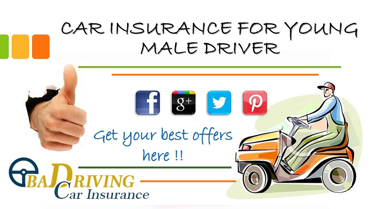 Find Best Car Insurance For Young Male Drivers Over 20 – No Obligation Quotes