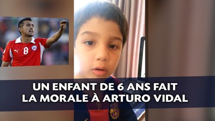 Un enfant de 6 ans fait la morale à Arturo Vidal
