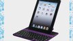 FOM 360 Degree Rotate Detachable Bluetooth Wireless Keyboard Sliding Cover Case for iPad 2