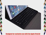 Cooper Cases(TM) Flair Apple iPad Air Bluetooth Keyboard Folio in Black (PU Exterior Removable