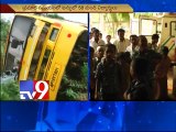 20 Students injured as school bus overturns in Krishna
