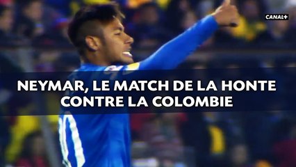 Neymar, le match de la honte contre la Colombie