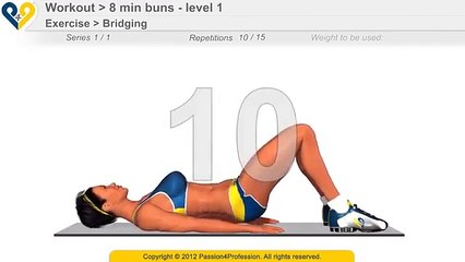 8 min buns   butt workout  MARUF