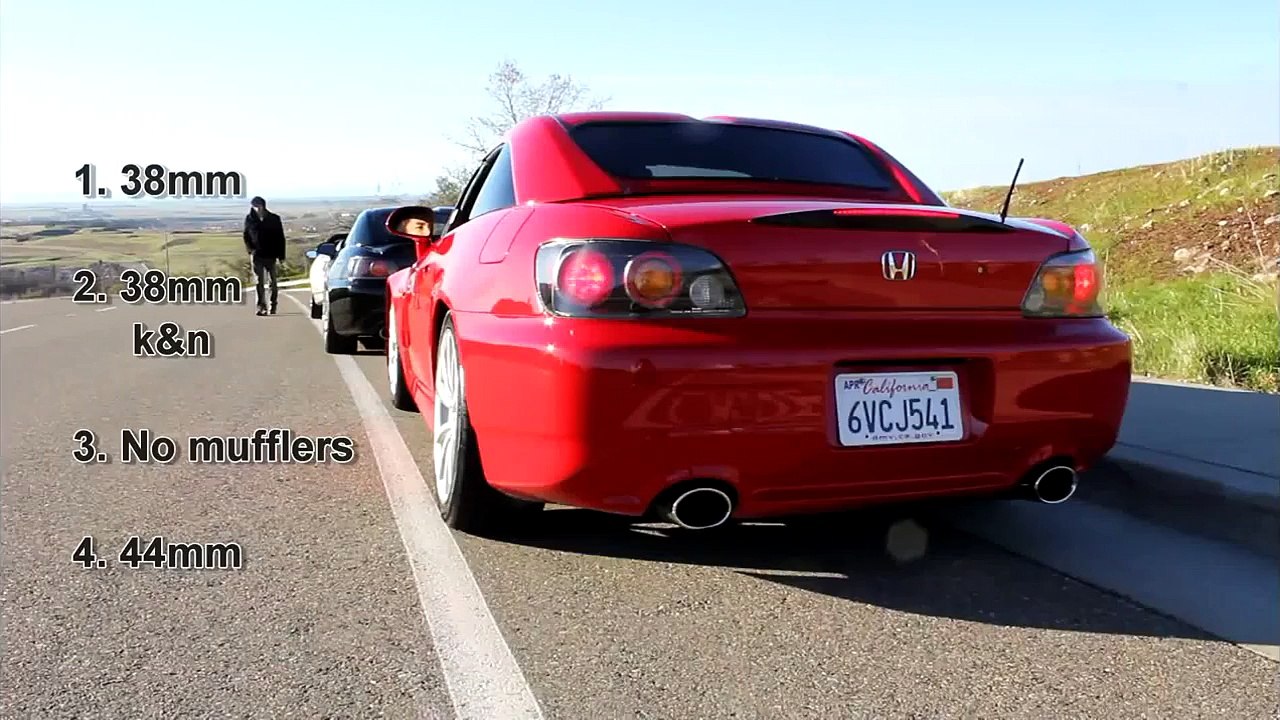 38mm 44mm s2000 ap2 uk exhaust mod video Dailymotion