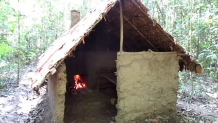 Building a Home with His Bare Hands