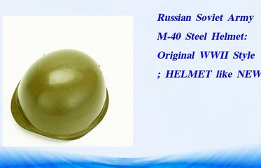 Russian Soviet Army M 40 Steel Helmet Original WWII