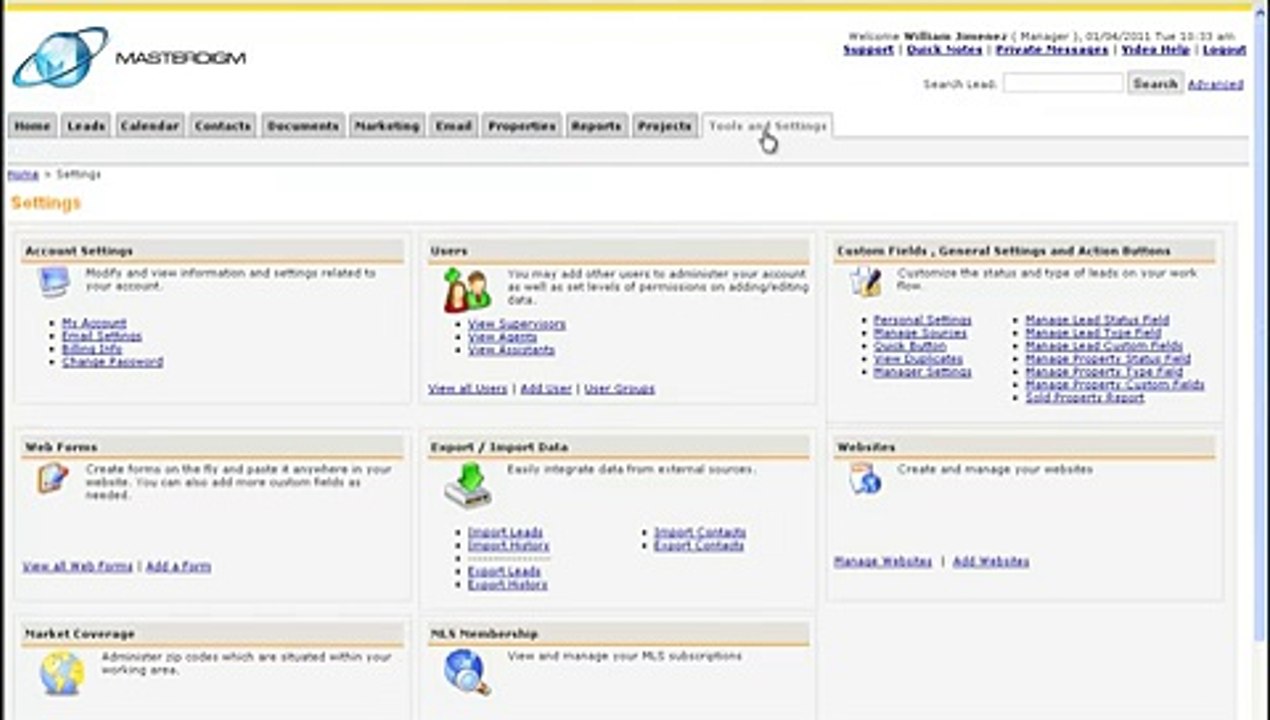 Masterdigm CRM How to Export Data Tutorial