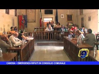 CANOSA | Emergenza rifiuti in consiglio comunale