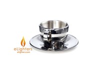 Visol 'Capuccino' Stainless Steel Double Walled Cup With Saucer