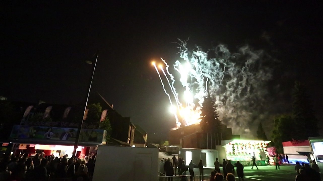 Hautmont Belle-île: feu d'artifice