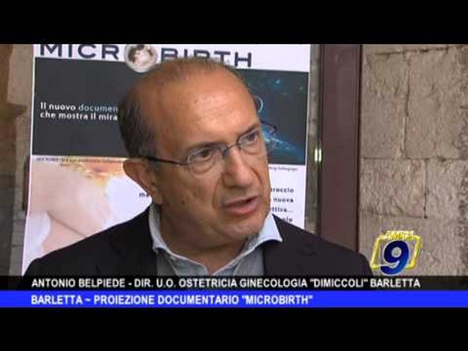 BARLETTA | Proiezione documentario 'Microbirth'