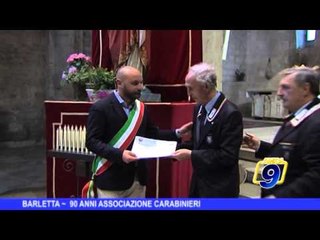 BARLETTA | 90 anni dell'associazione carabinieri