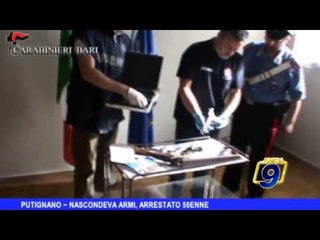 PUTIGNANO | Nascondeva armi, arrestato 50enne