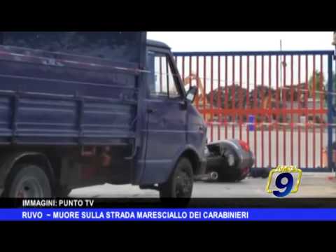 Video RUVO | Muore sulla strada maresciallo dei carabinieri