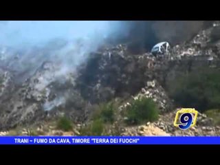 TRANI | Fumo da cava, timore "Terra dei fuochi"