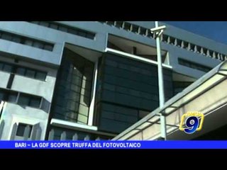 BARI | La GDF scopre truffa del fotovoltaico a Rutigliano